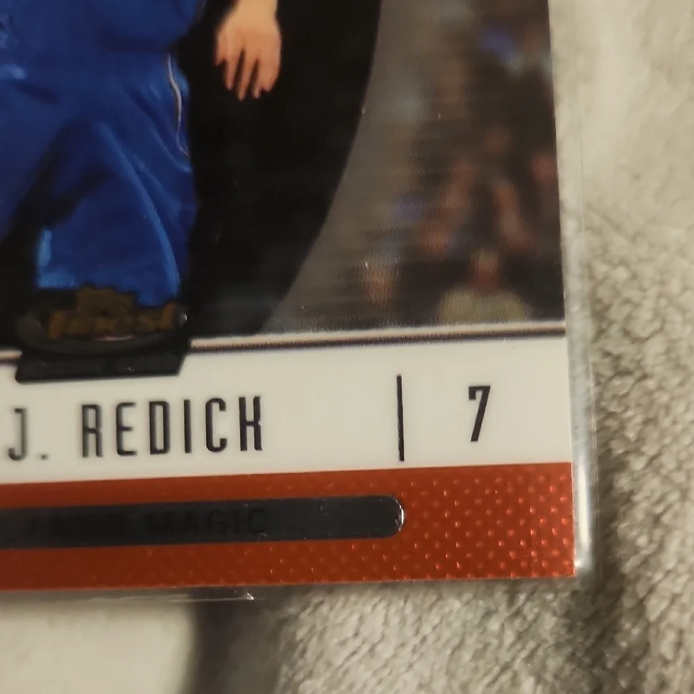 2007 Topps Finest J.J. Redick Rookie Basketball Card